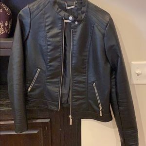 Faux leather jacket